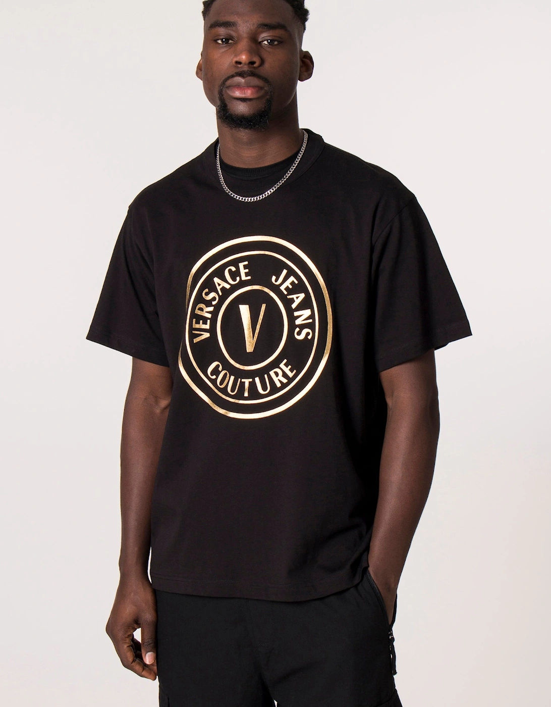 Thick Foil V Emblem Logo T-Shirt, 4 of 3