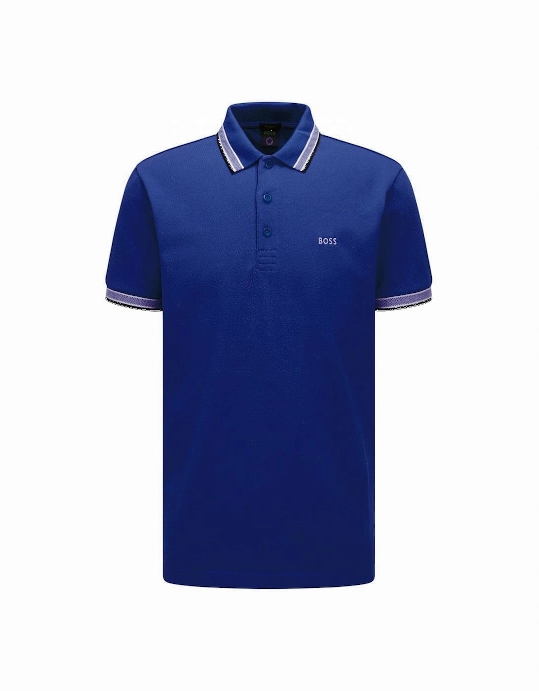 Men's Blue Paddy Polo Shirt, 3 of 2