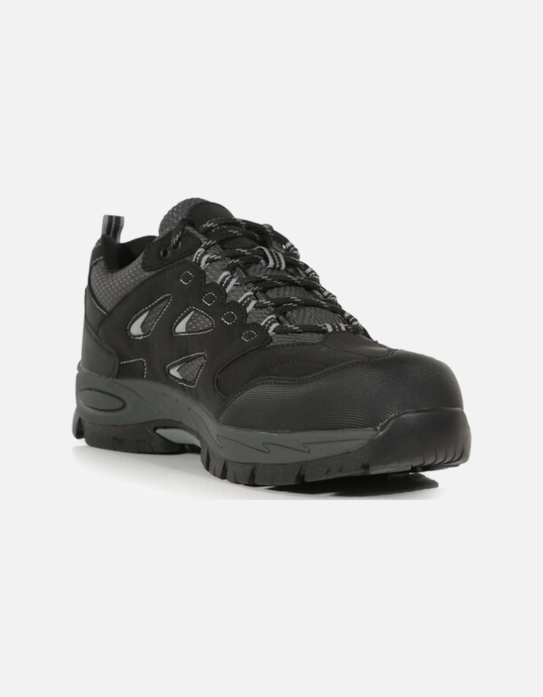 Mens Mudstone Nubuck Safety Trainers, 6 of 5