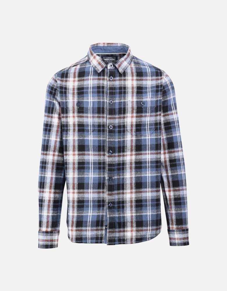 Mens Zalah Checked Flannel Shirt