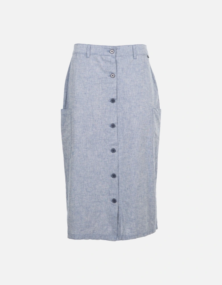 Womens/Ladies Alexie Chambray Skirt