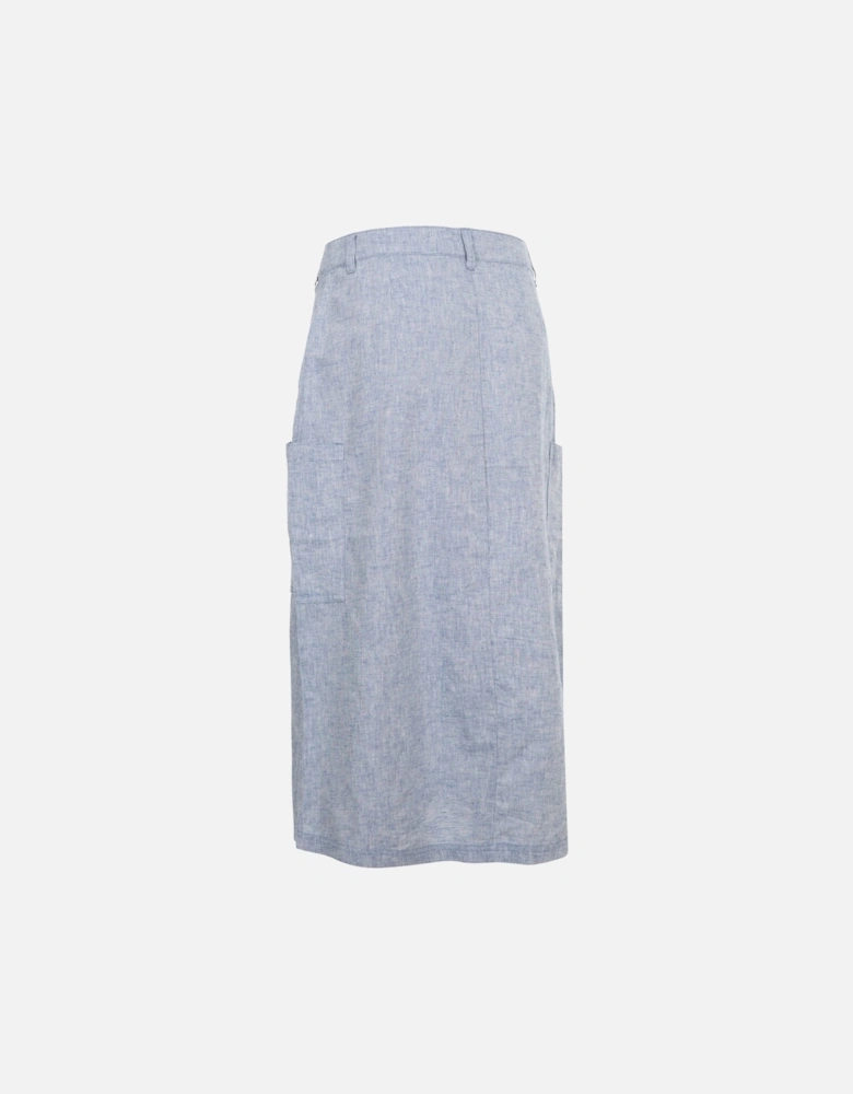 Womens/Ladies Alexie Chambray Skirt