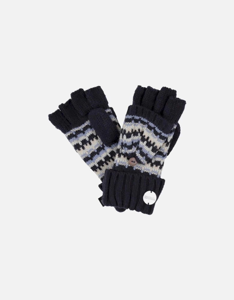 Childrens/Kids Baneberry Knitted Fingerless Gloves