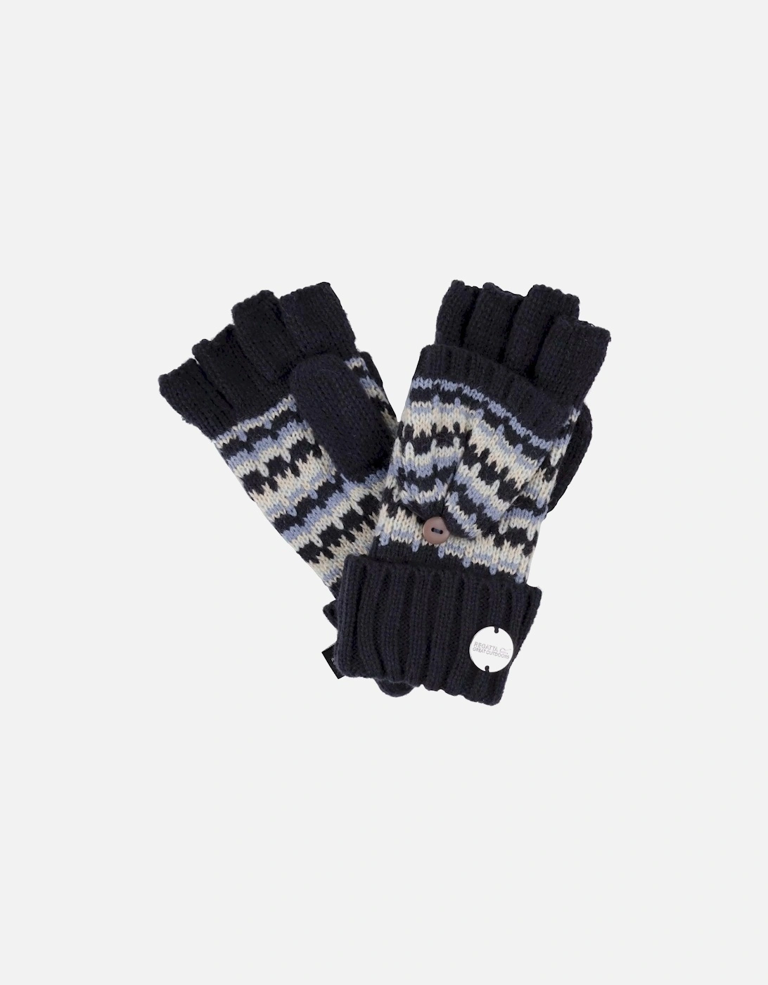 Childrens/Kids Baneberry Knitted Fingerless Gloves, 5 of 4