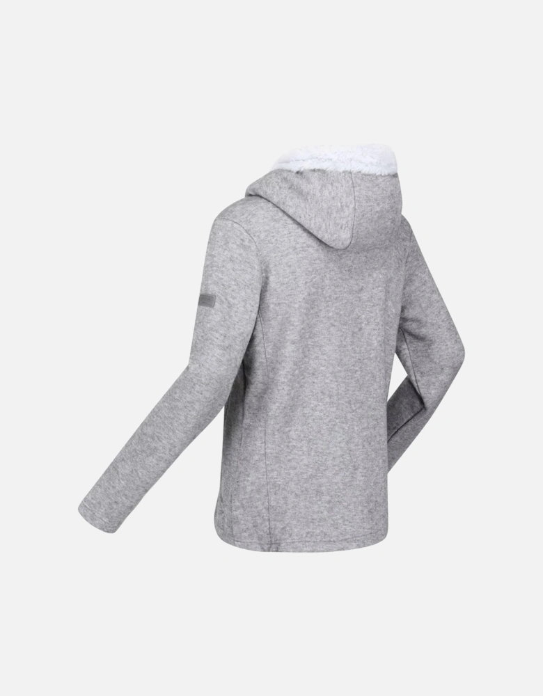 Womens/Ladies Avalynn Marl Full Zip Hoodie