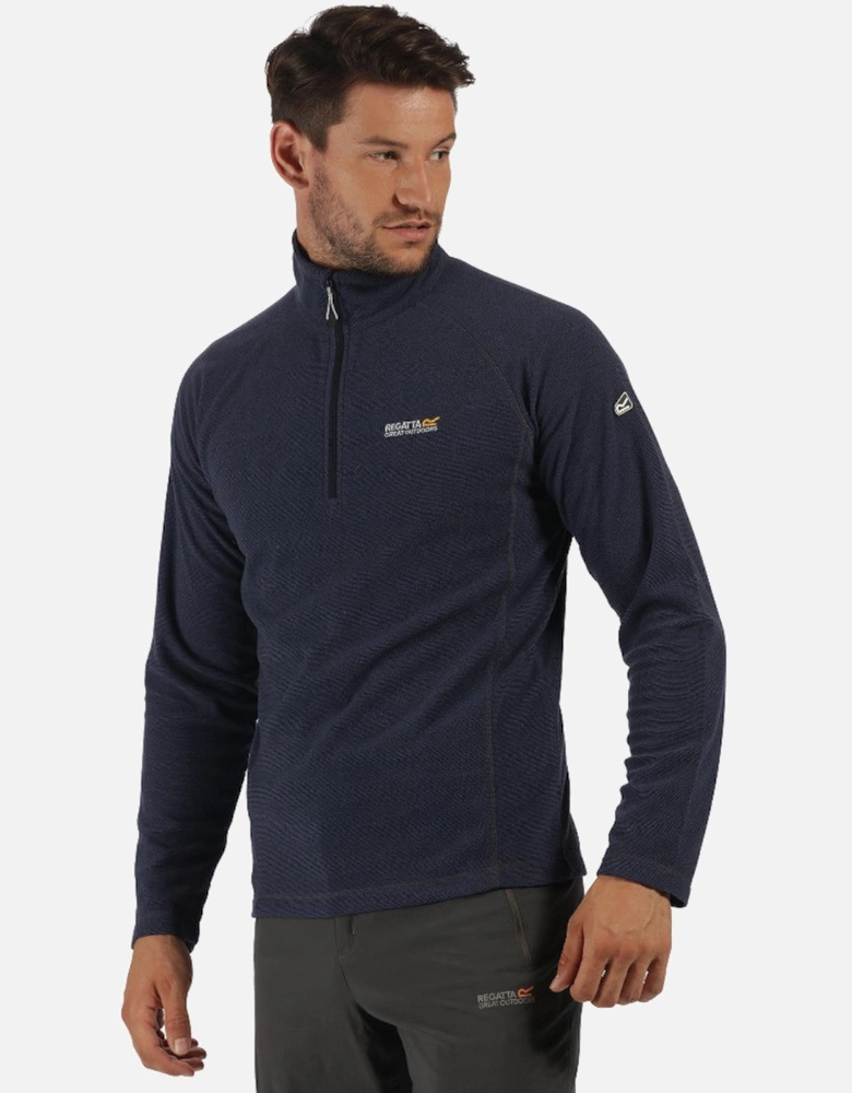 Mens Montes Lightweight Half Zip Summer Fleece Top