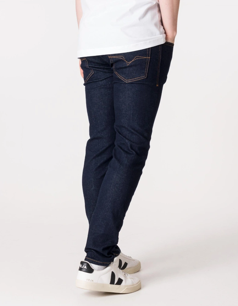 Regular Fit Narrow Dundee Five Pocket Jeans