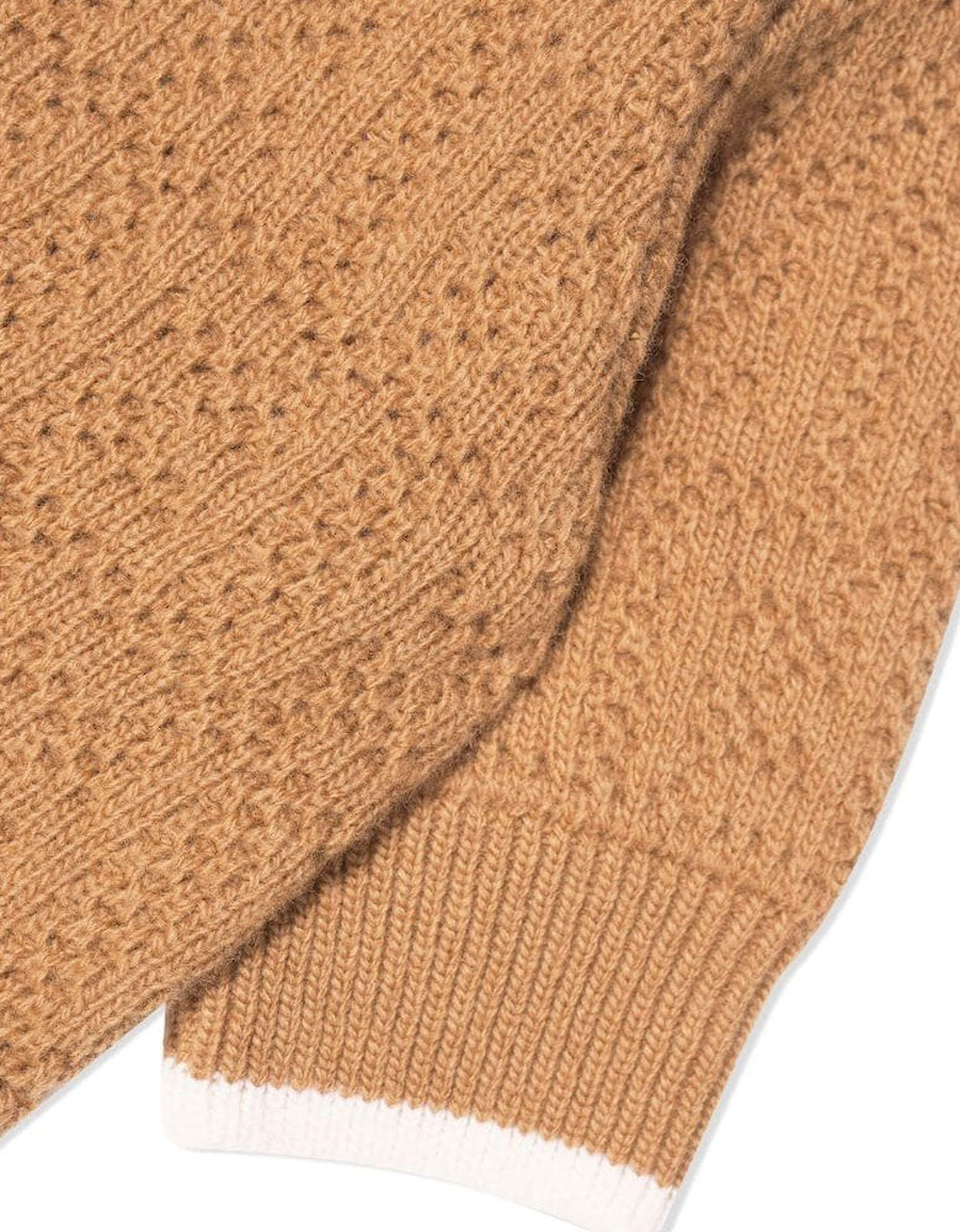 Girls Relaxed Fit FF Wool Knit Dress Beige