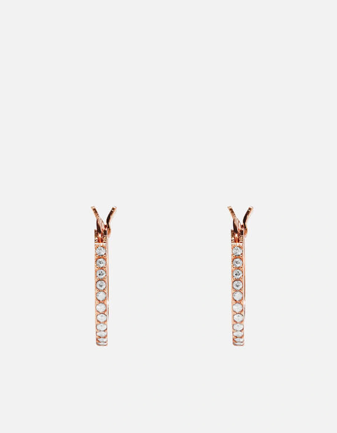 Women's Pave Huggie Earrings - Ro/Peach, 2 of 1