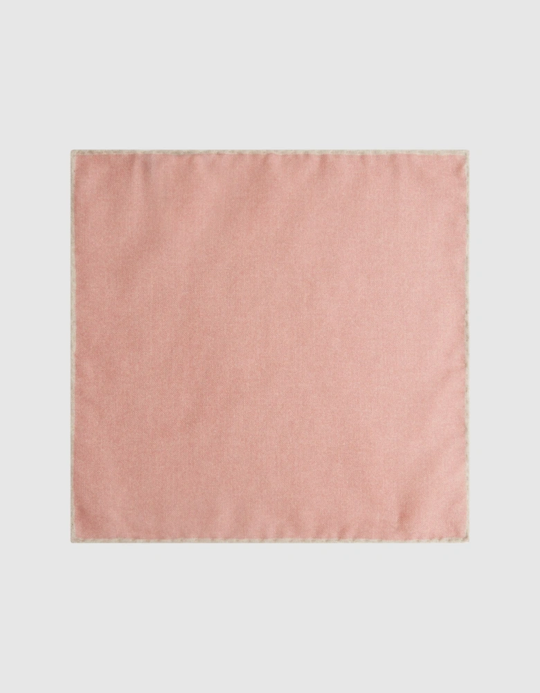 Wool-Silk Blend Pocket Square
