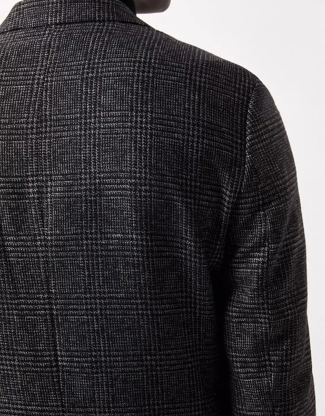 Mens Pow Checked Slim Blazer