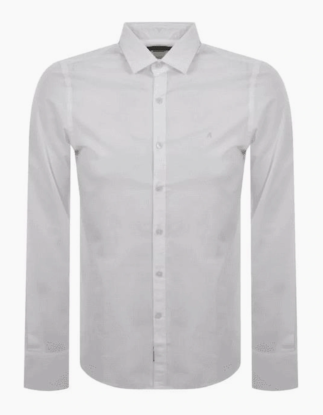 Replay Men's White Cotton Slim Fit Shirt  Regular/36 S