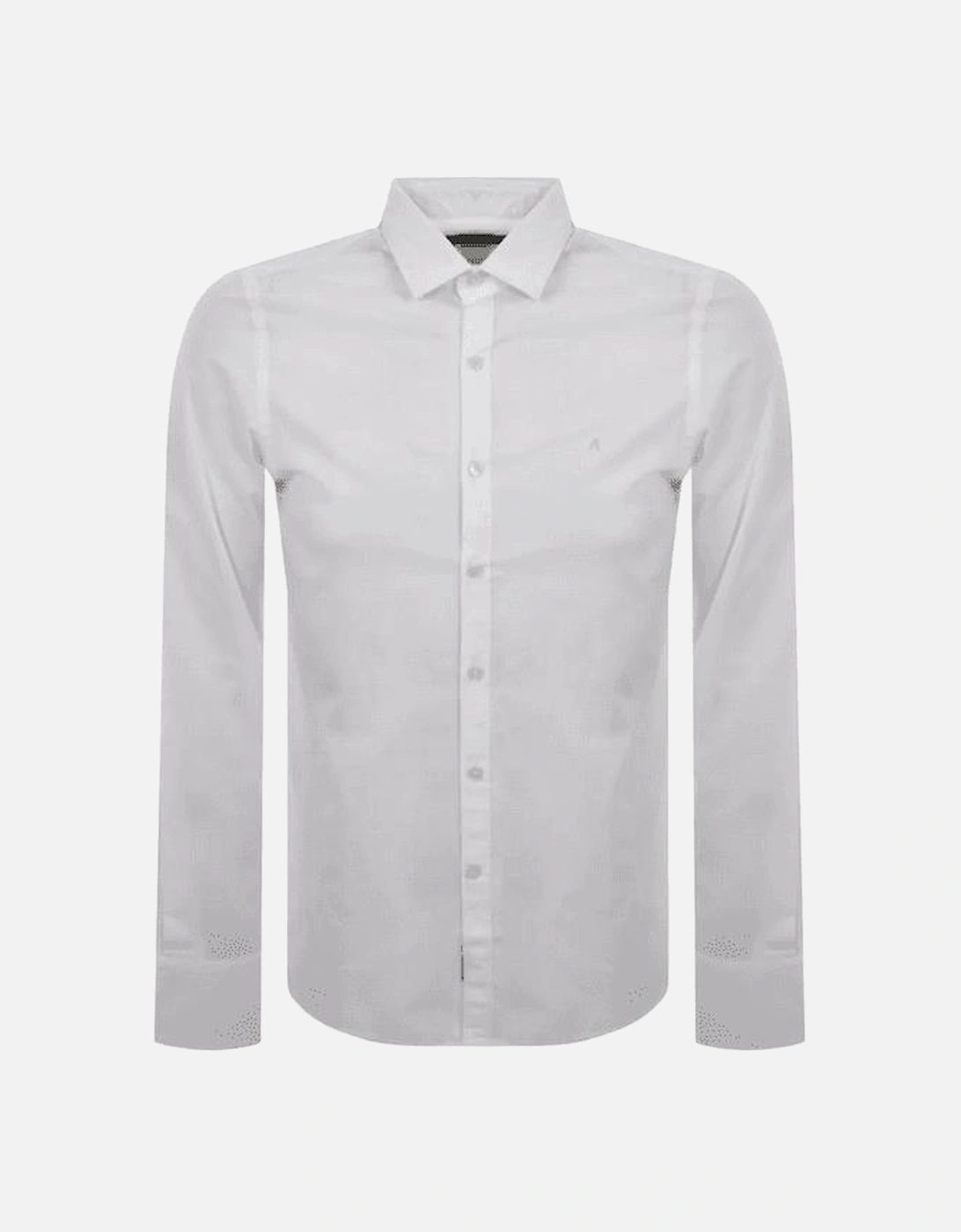 Cotton Slim Fit White White Shirt, 3 of 2