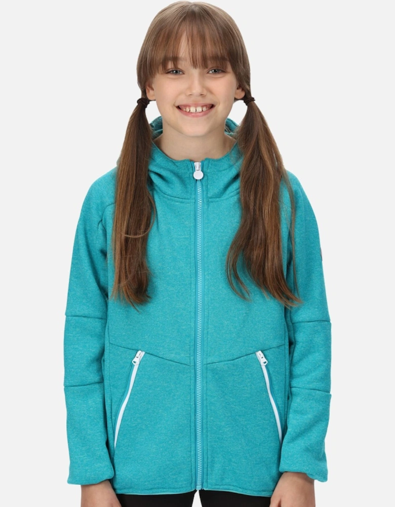 Girls Maxwell Hooded Reflective Fleece Jacket