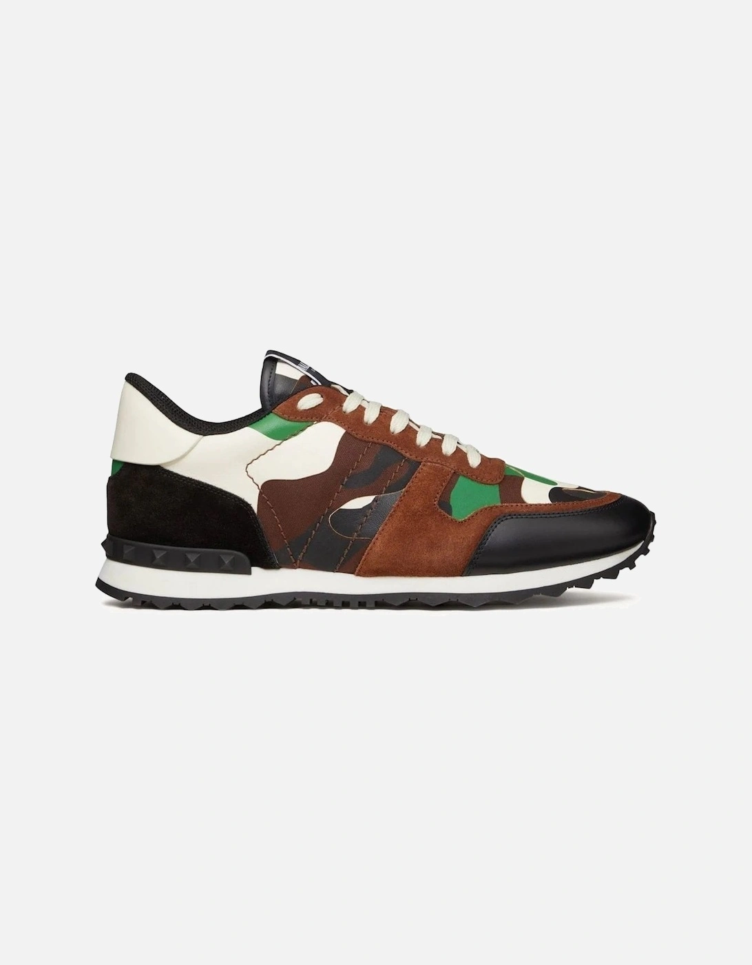 Valentino Men's Camo Rock Runners - Green - Size: 10