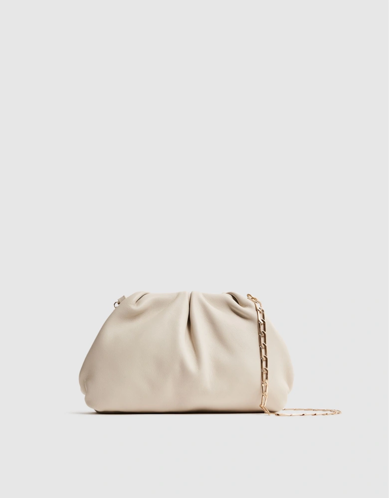 Nappa Leather Clutch Bag