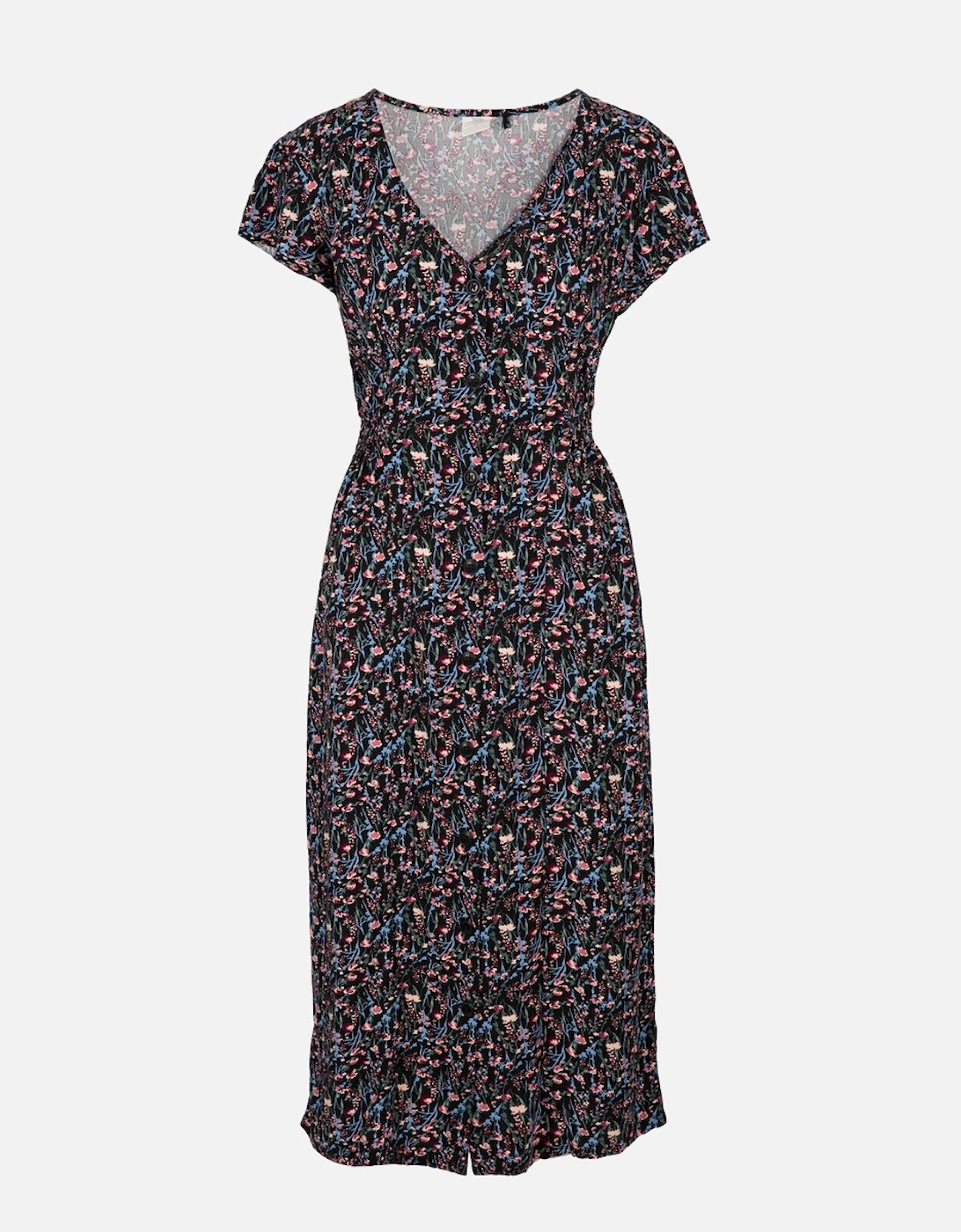 Womens/Ladies Nia Floral Casual Dress, 4 of 3