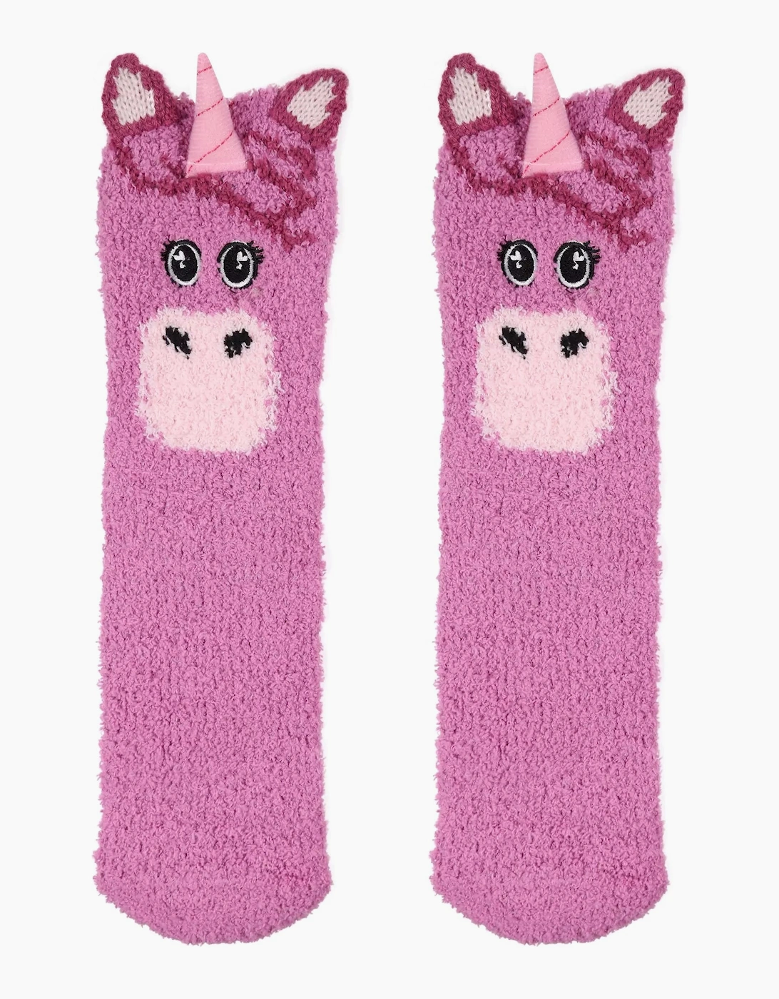 Regatta Unisex Pink/Purple Childrens/ Mudplay Unicorn Socks - Size 3 Years/4 Years Kids