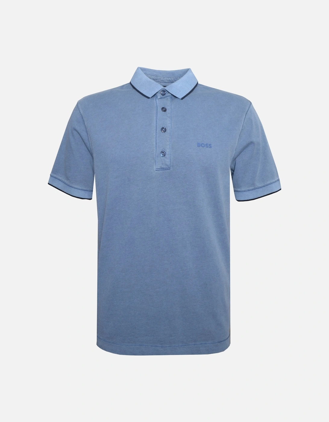 Men's Pastel Blue Polo Shirt, 3 of 2