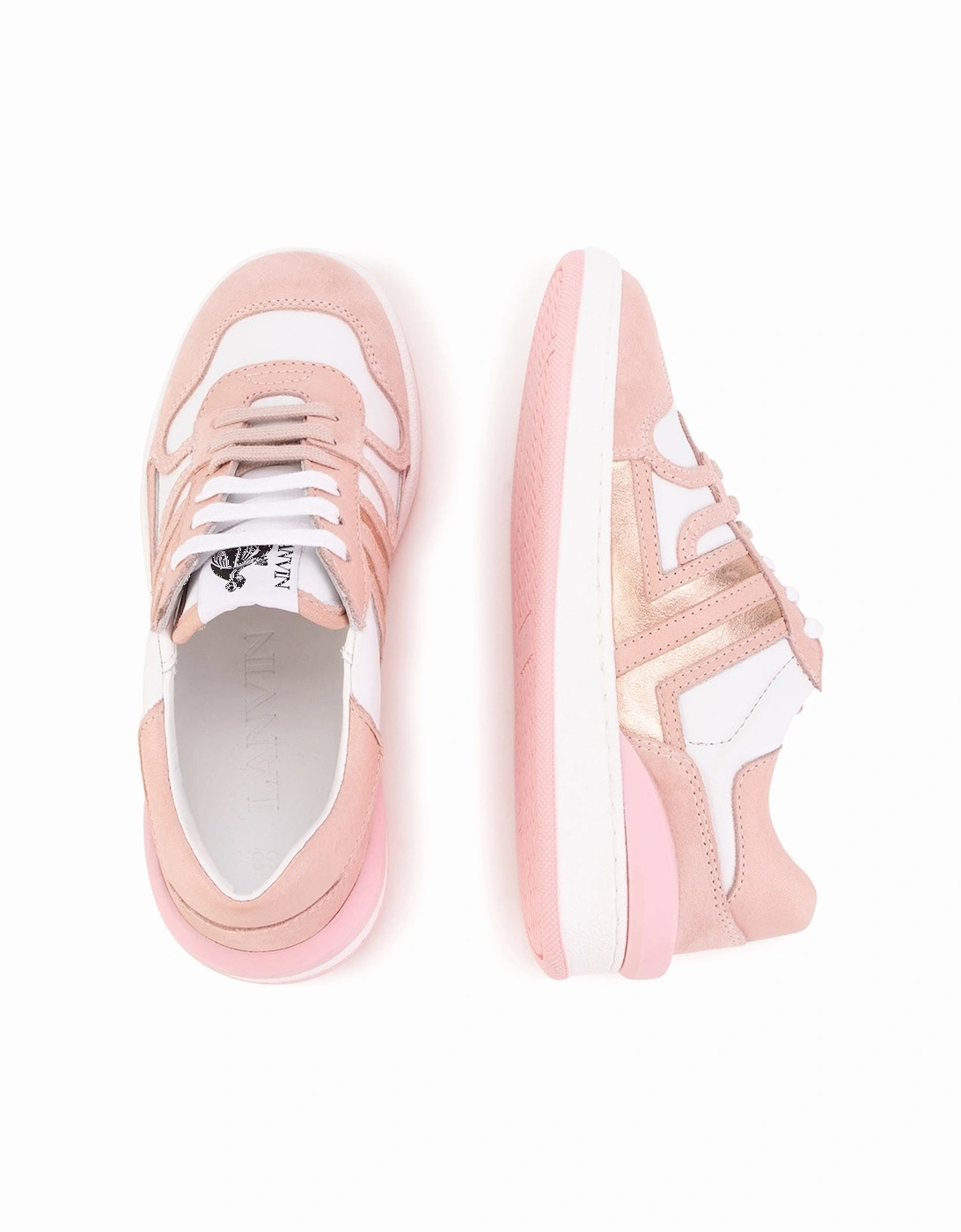 Girls Basket Sneakers Pink