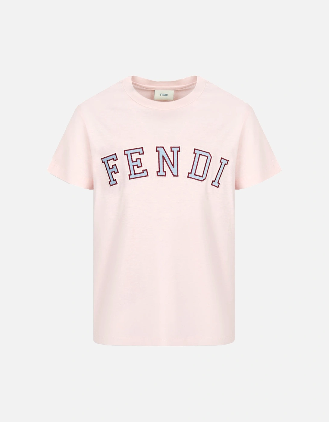 Girls Logo T-shirt Pink, 4 of 3