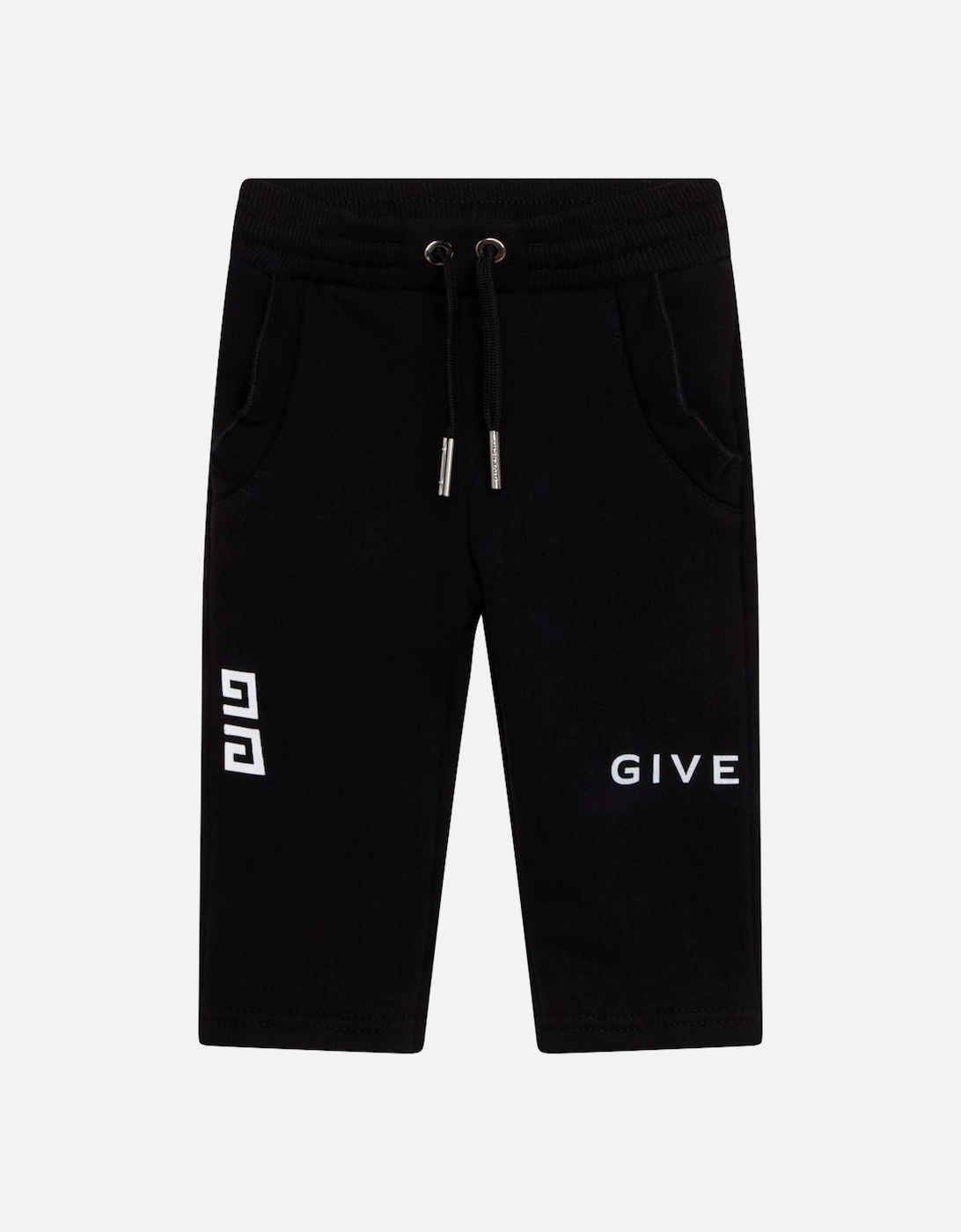Unisex Multi Logo Joggers Black, 4 of 3