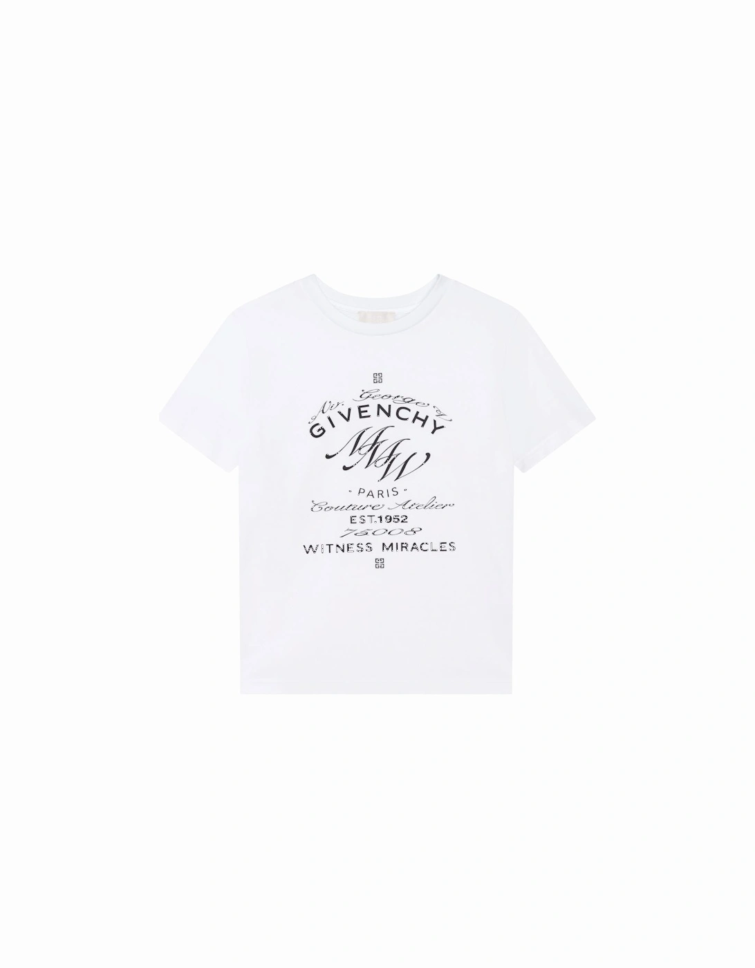 Boys Multi Logo T Shirt White, 4 of 3