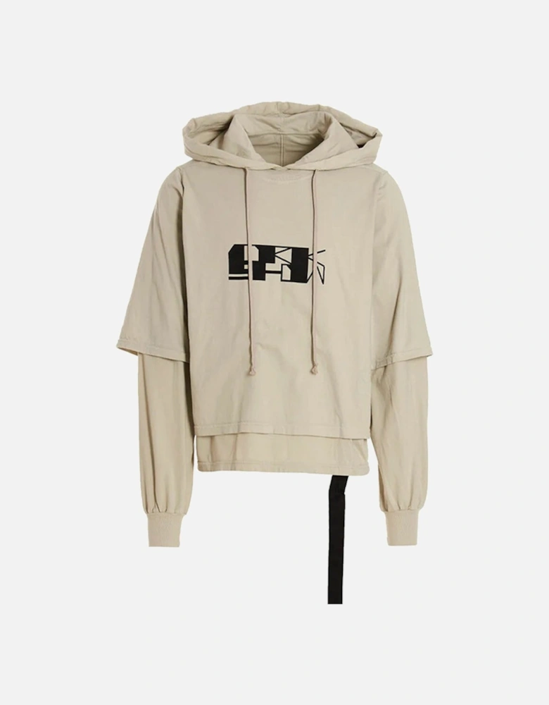 DRKSHDW Mens Hustler Hoodie  Cream