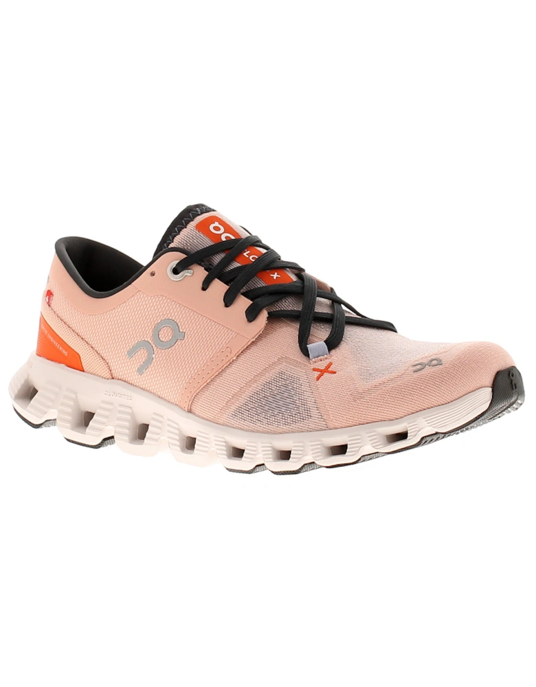 Running Womens Trainers Running  Cloud X Lace Up pink UK Size