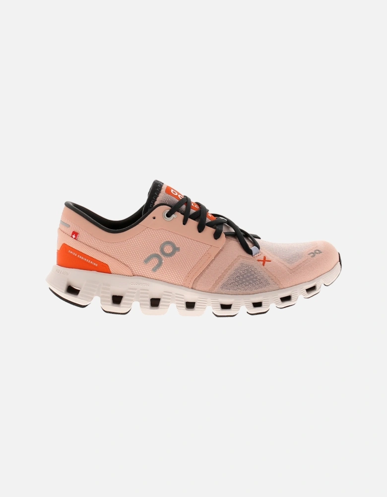 Running Womens Trainers Running  Cloud X Lace Up pink UK Size