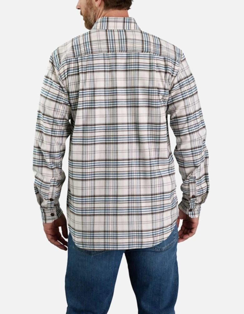 Carhartt Mens Midweight Flannel Long Sleeve Plaid Shirt