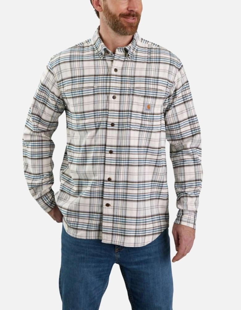Carhartt Mens Midweight Flannel Long Sleeve Plaid Shirt