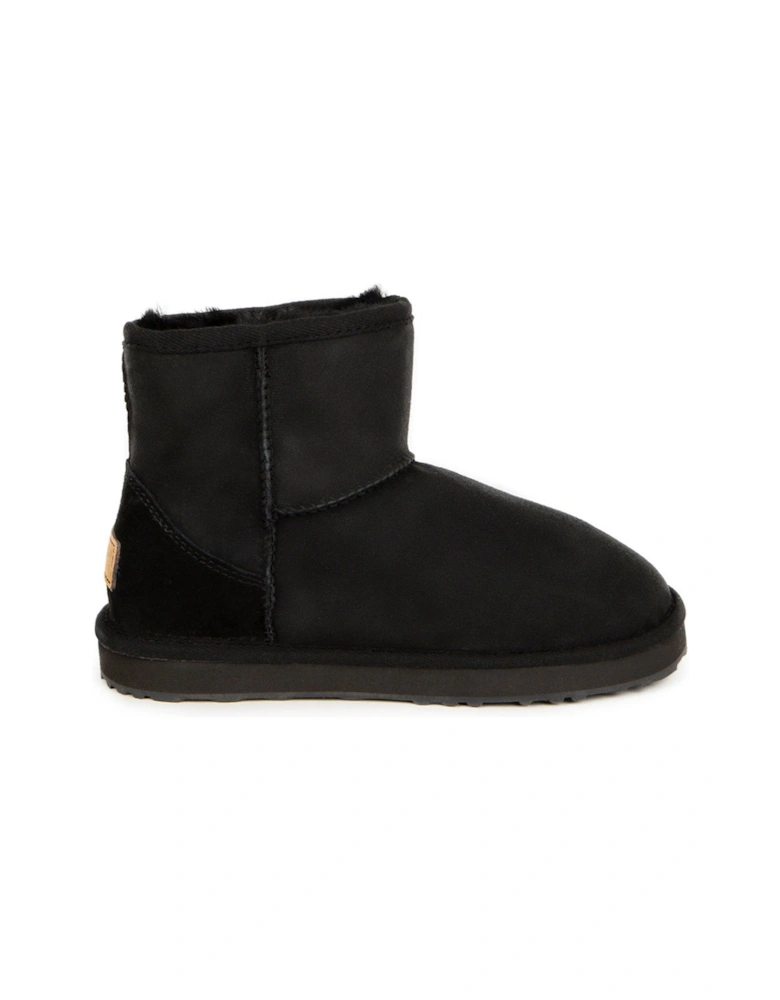 Ladies Mini Classic Sheepskin Boot - Black