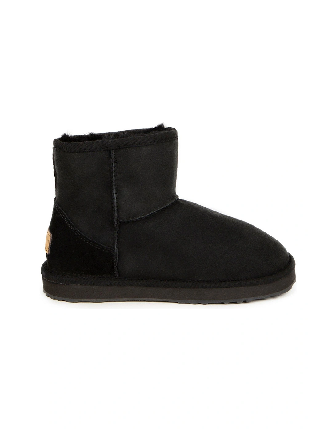 Ladies Mini Classic Sheepskin Boot - Black, 2 of 1
