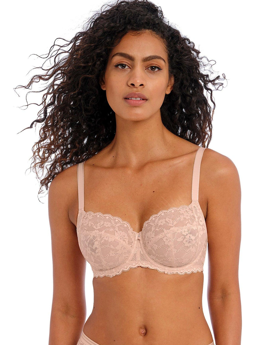 Offbeat Underwired Side Support Bra - Nude, 3 of 2