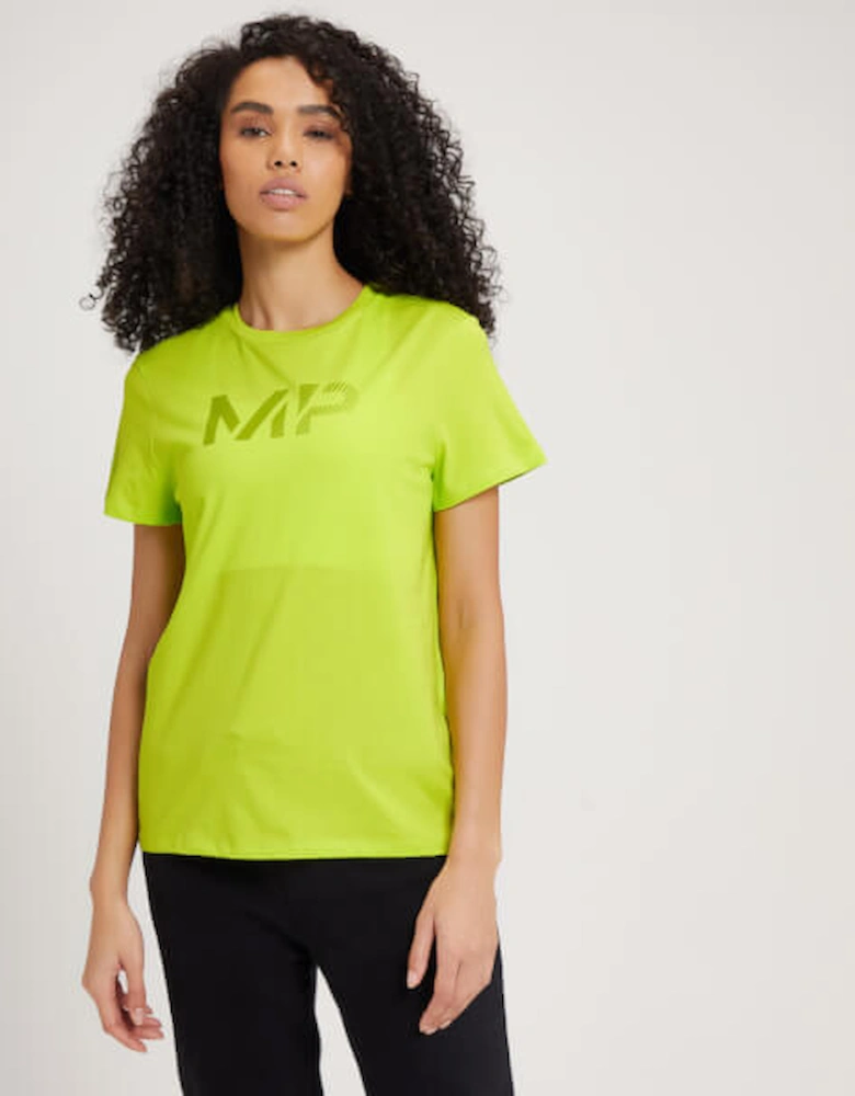 Women's Fade Graphic T-Shirt - Lime