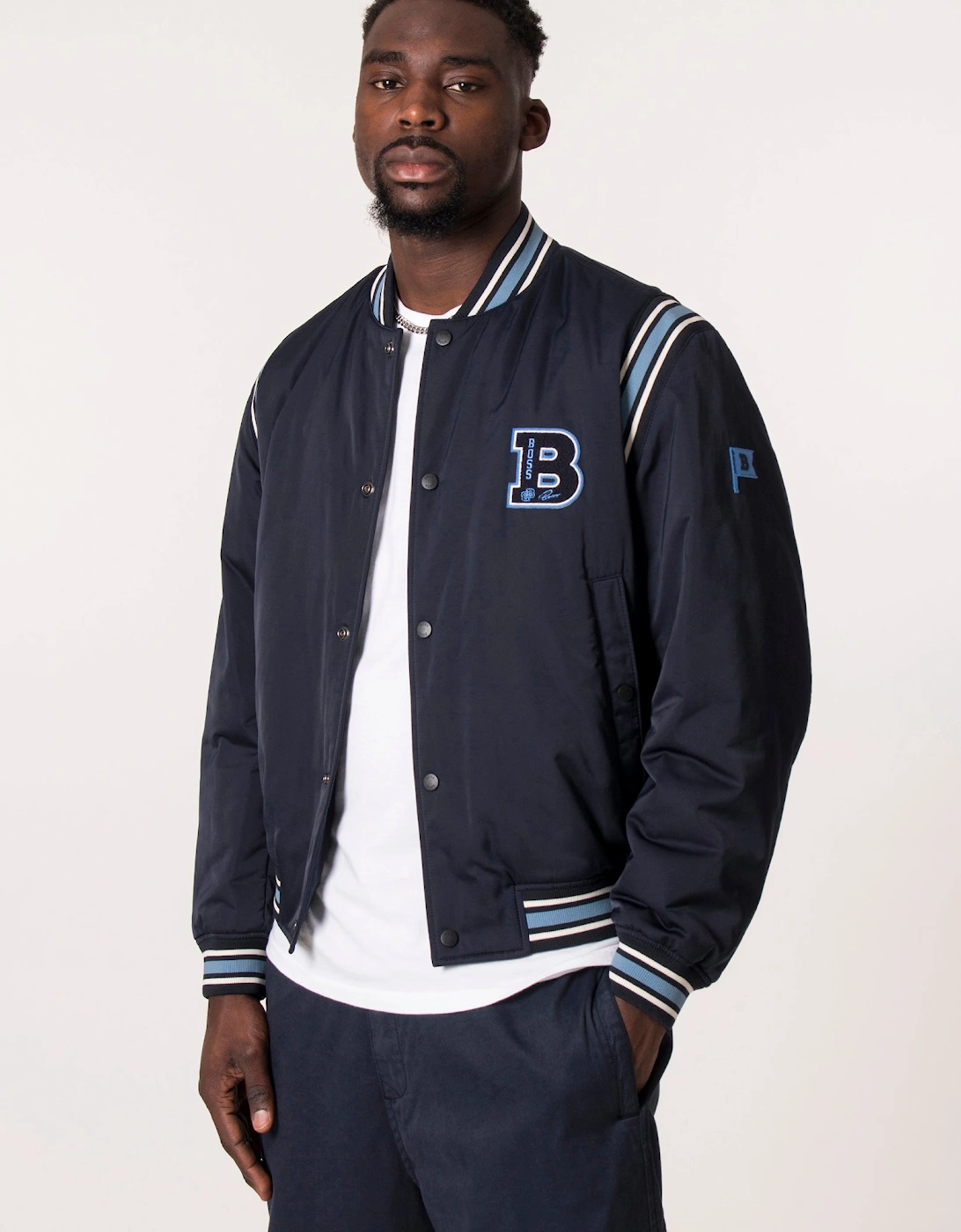 Water Repellent Oronzo Varsity Jacket