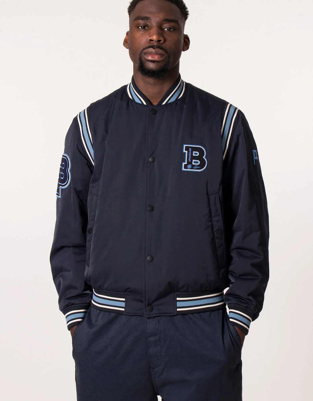 Water Repellent Oronzo Varsity Jacket