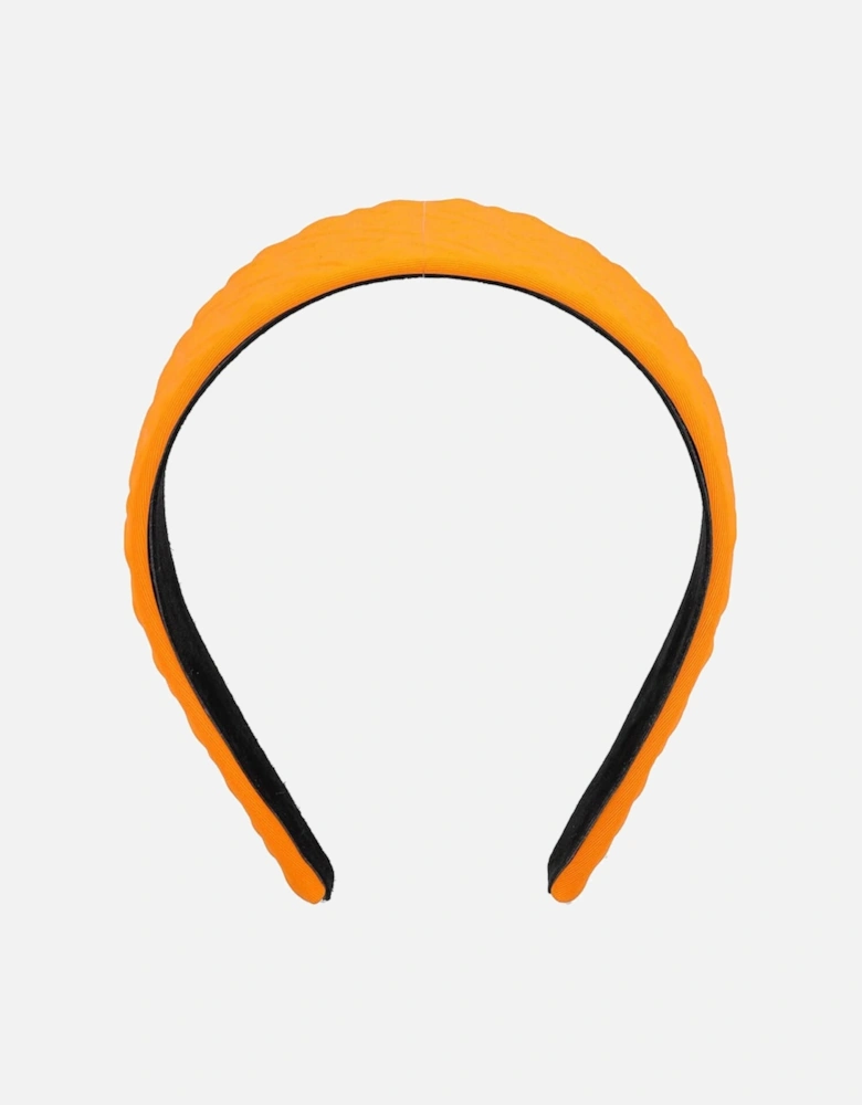 Girls FF Embossed Logo Headband Orange