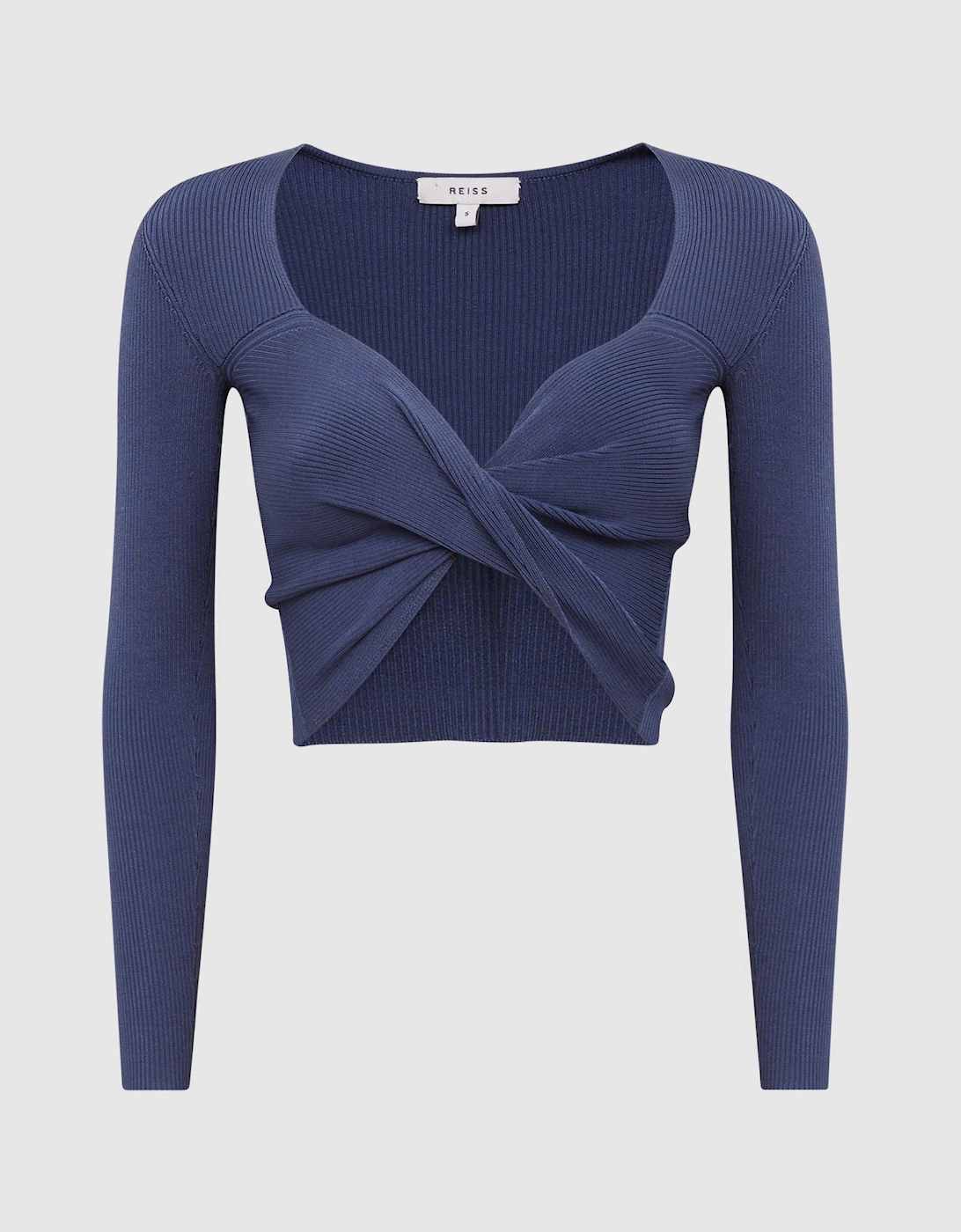 Knitted Twist Cropped Top, 2 of 1