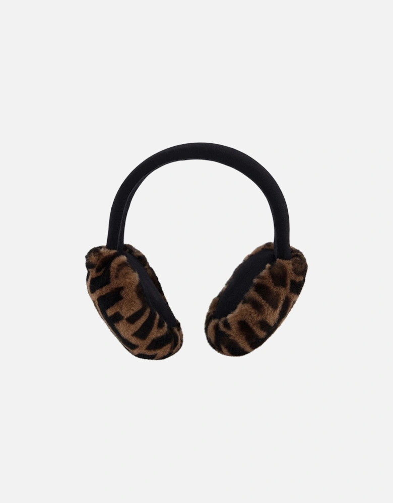 Unisex Sheepskin Teddy Earmuffs Brown