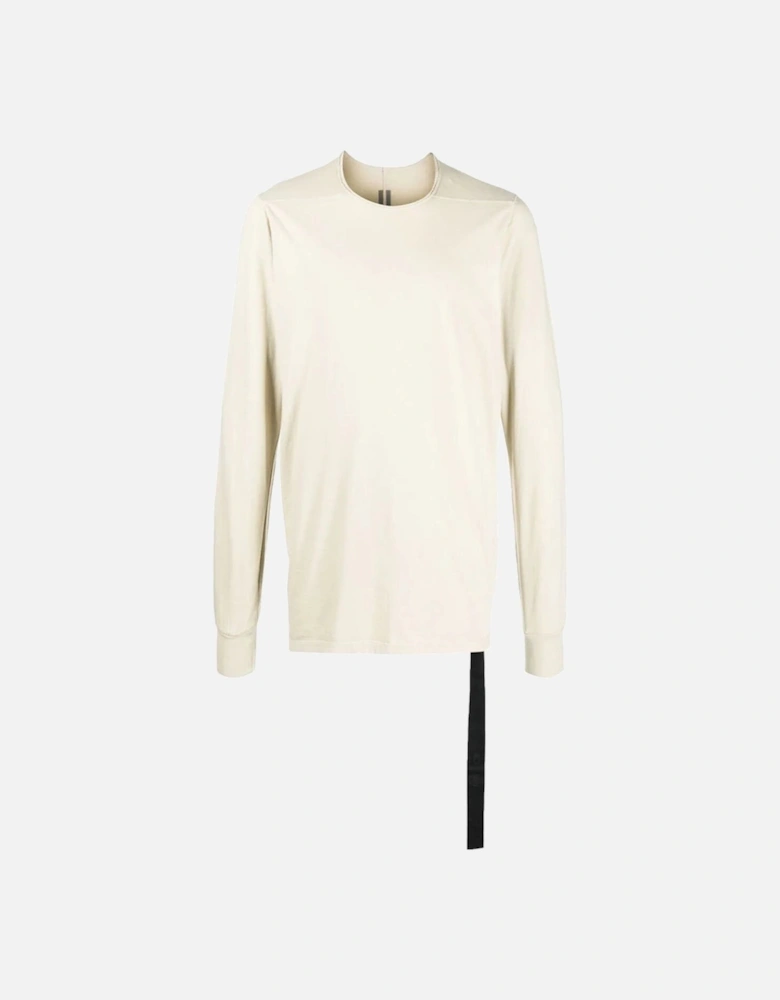 DRKSHDW Mens Long Sleeve Level T-shirt Cream