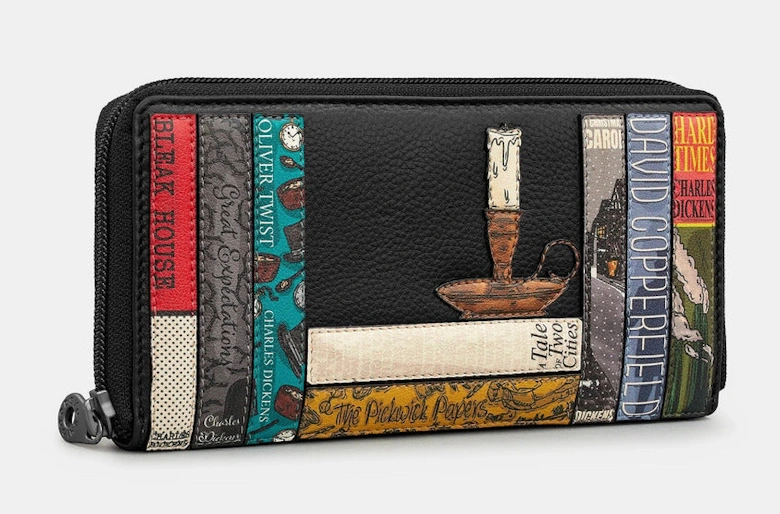 Dickens Bookworm Zip Around Purse