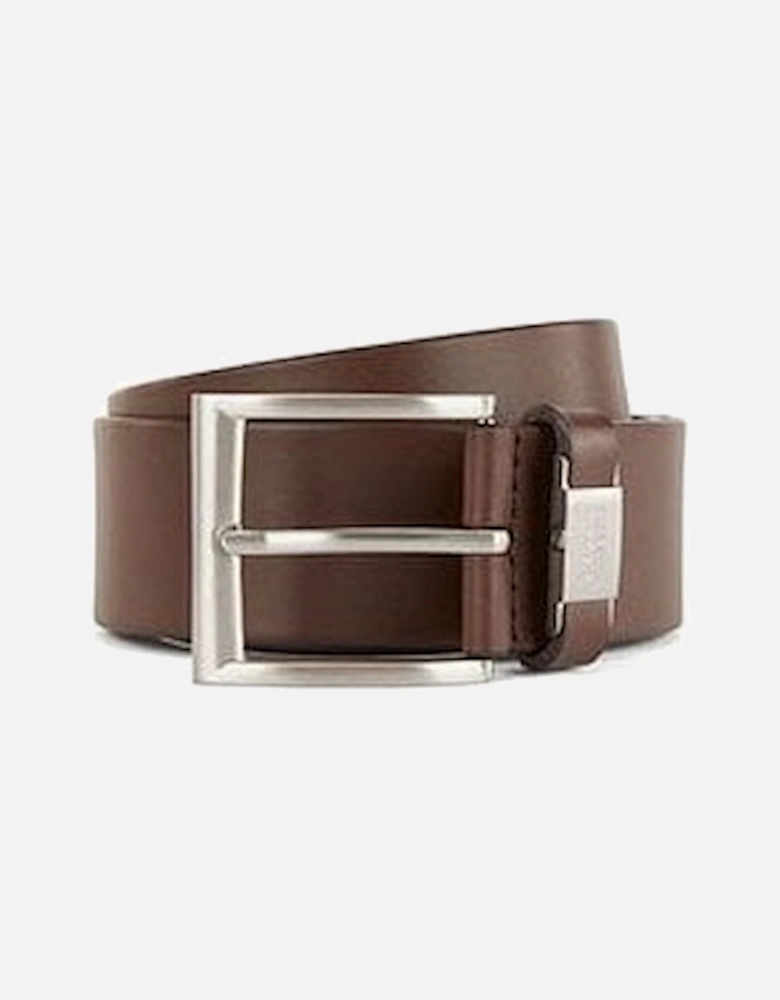 Men's C-Connio Dark Brown Leather Belt