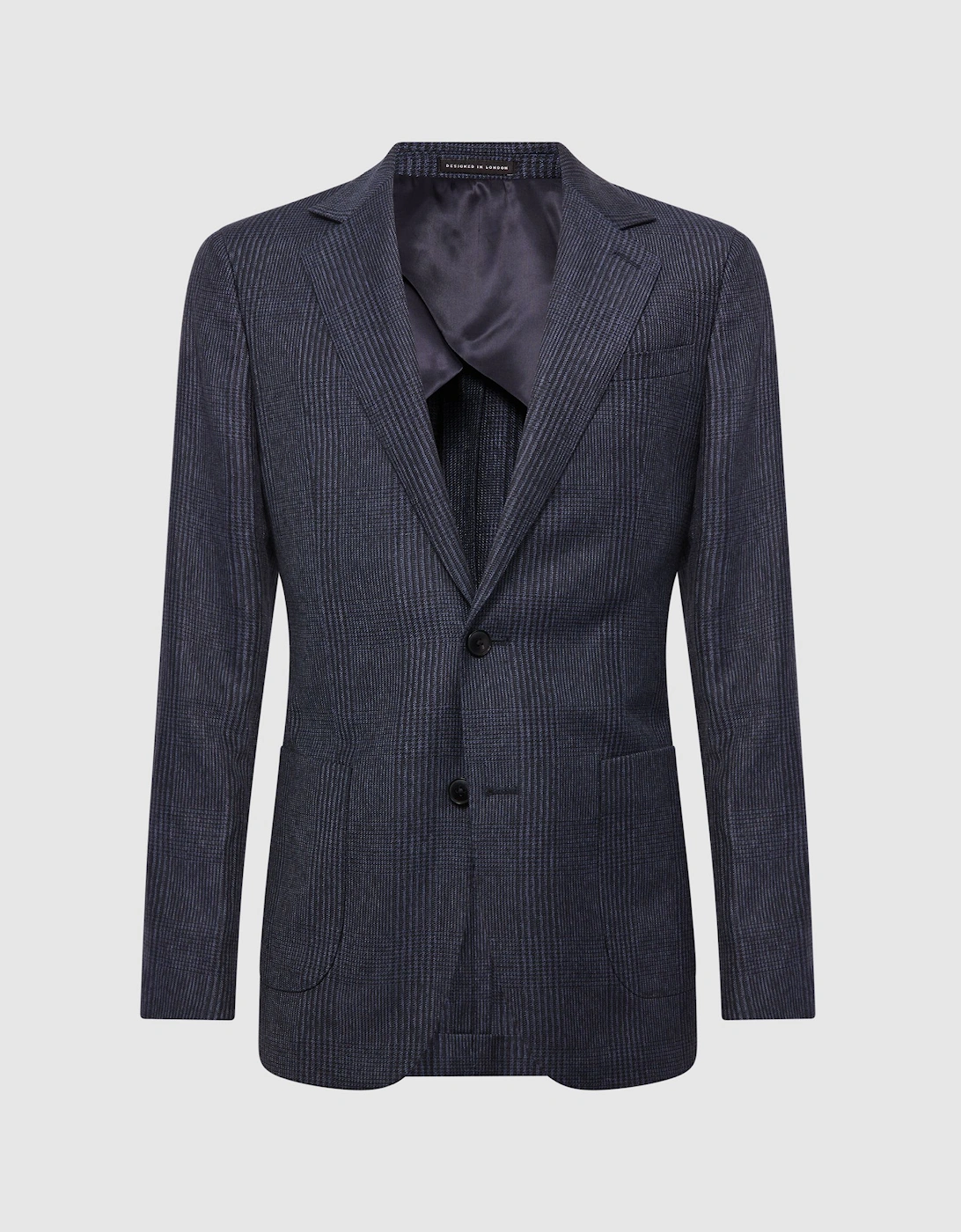 Single Breasted Prince of Wales Check Blazer, 2 of 1