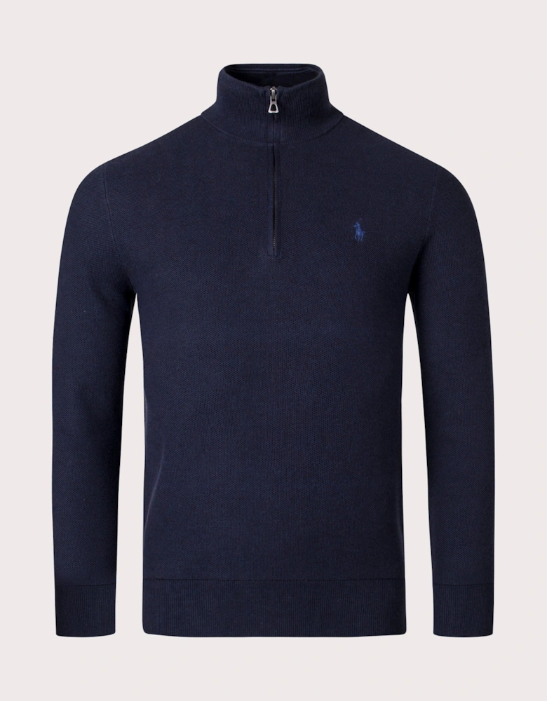 Quarter Zip Lightweight Knit