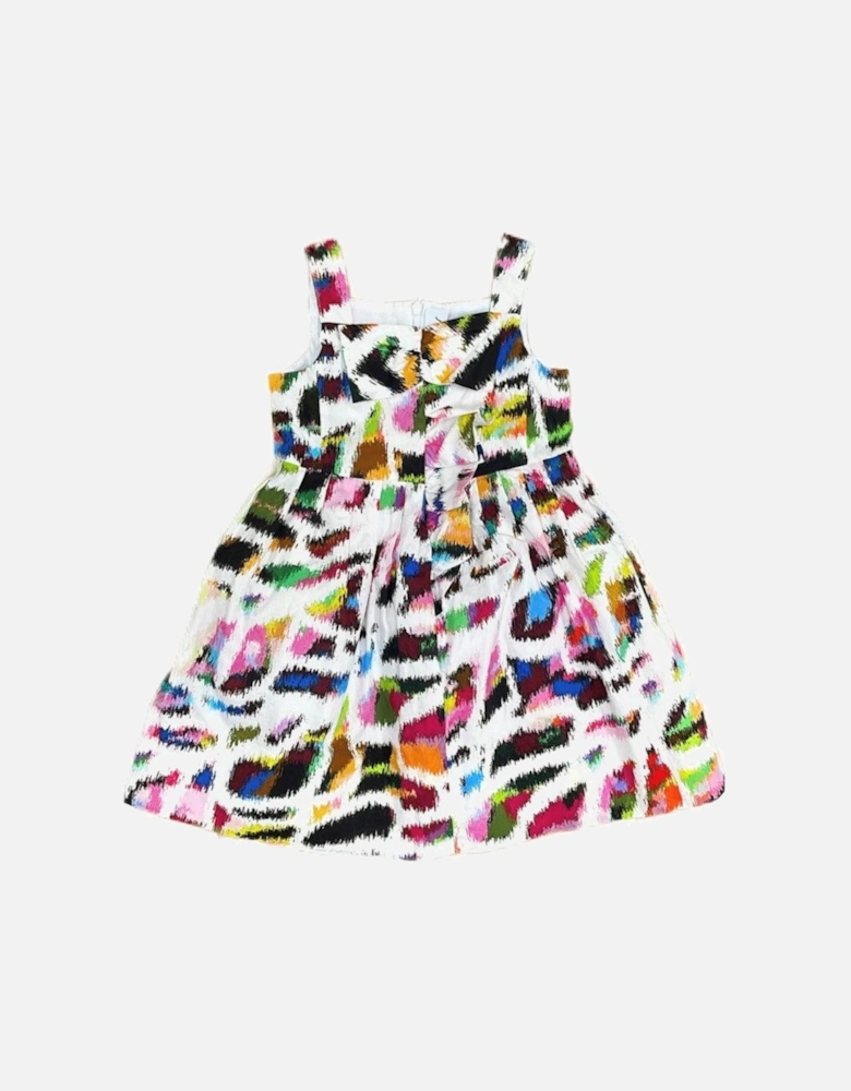 Girls Multi-coloured Print Dress