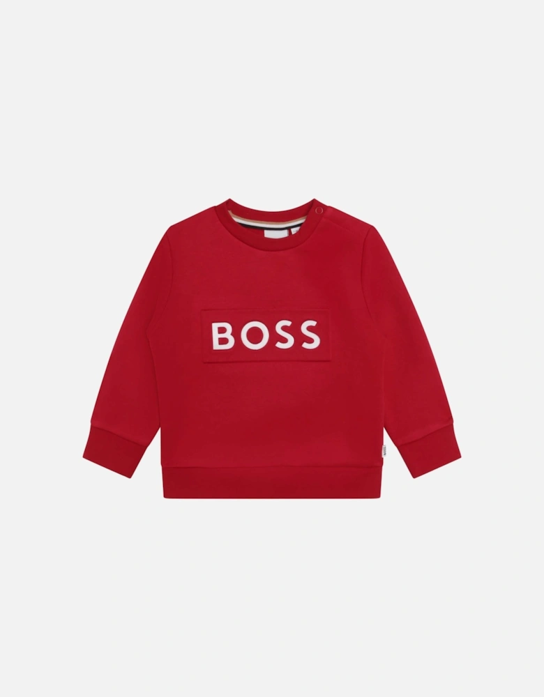 Baby Sweater Classic Logo Red