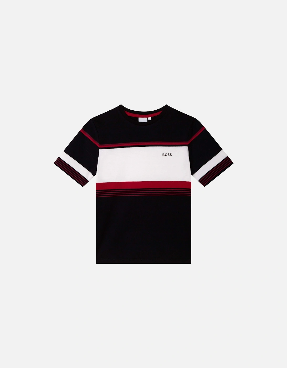 Boys T shirt Logo Black, 2 of 1