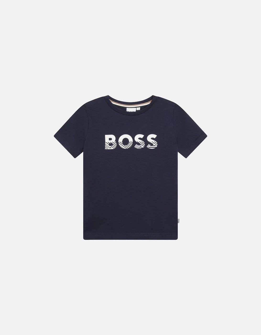 Kids  Logo T Shirt Navy, 2 of 1